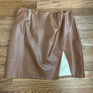 Lulu’s faux leather skirt- size medium/never worn- perfect staple wardrobe piece